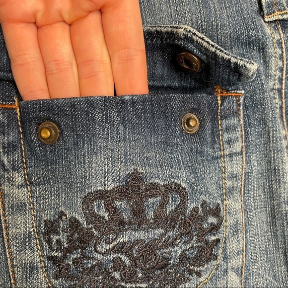 Candies Vintage denim MIDI skirt 1 - Picture 10 of 14